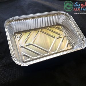 ظرف آلومینیومی یکبارمصرف تک پرس  کد 105- تیپ A